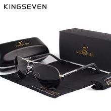 Load image into Gallery viewer, KINGSEVEN Brand Men's Aluminum Magnesium Sun Glasses Polarized UV400 Sun Glasses oculos Male Eyewear Sunglasses For Men N725