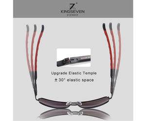 KINGSEVEN Brand Men's Aluminum Magnesium Sun Glasses Polarized UV400 Sun Glasses oculos Male Eyewear Sunglasses For Men N725