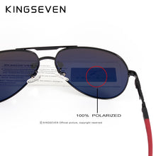 Load image into Gallery viewer, KINGSEVEN Brand Men's Aluminum Magnesium Sun Glasses Polarized UV400 Sun Glasses oculos Male Eyewear Sunglasses For Men N725