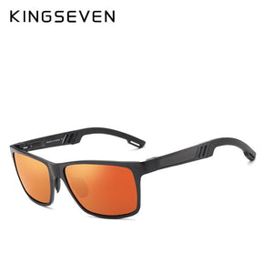 KINGSEVEN Brand Polarized Sunglasses Men Unisex Metal Frame Driving Glasses Women Retro Sun Glasses Gafas