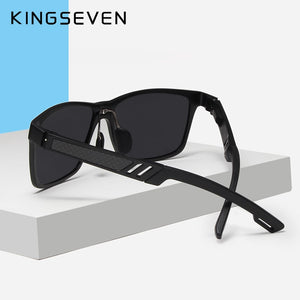 KINGSEVEN Brand Polarized Sunglasses Men Unisex Metal Frame Driving Glasses Women Retro Sun Glasses Gafas
