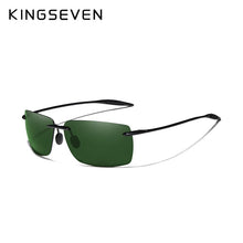 Carica l'immagine nel visualizzatore di Gallery, KINGSEVEN Brand Polarized Sunglasses Men  Rimless Lens Driving Square Sun Glasses Male Women TR90 Goggle Zonnebril