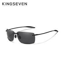 Carica l'immagine nel visualizzatore di Gallery, KINGSEVEN Brand Polarized Sunglasses Men  Rimless Lens Driving Square Sun Glasses Male Women TR90 Goggle Zonnebril