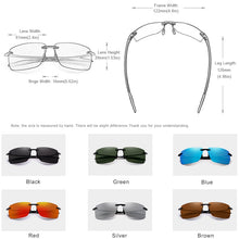 Carica l'immagine nel visualizzatore di Gallery, KINGSEVEN Brand Polarized Sunglasses Men  Rimless Lens Driving Square Sun Glasses Male Women TR90 Goggle Zonnebril