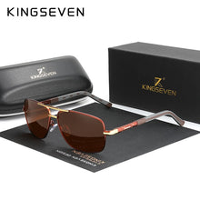 Carica l&#39;immagine nel visualizzatore di Gallery, KINGSEVEN Brand Polarized Sunglasses Men Sun Glasses Fishing Square Driving Eyewear Goggles Shades With Accessories