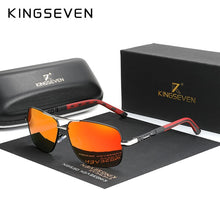 Carica l&#39;immagine nel visualizzatore di Gallery, KINGSEVEN Brand Polarized Sunglasses Men Sun Glasses Fishing Square Driving Eyewear Goggles Shades With Accessories