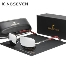 Carica l&#39;immagine nel visualizzatore di Gallery, KINGSEVEN Brand Polarized Sunglasses Men Sun Glasses Fishing Square Driving Eyewear Goggles Shades With Accessories