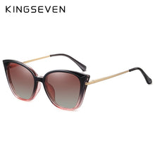 Carica l&#39;immagine nel visualizzatore di Gallery, KINGSEVEN Cat Eye Anti-Blue-ray Glasses For Women Magnetic Retro Glasses Frame UV Blocking Eyewear 9586