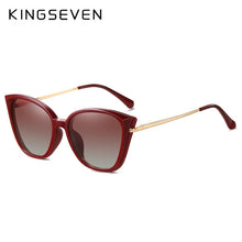 Carica l&#39;immagine nel visualizzatore di Gallery, KINGSEVEN Cat Eye Anti-Blue-ray Glasses For Women Magnetic Retro Glasses Frame UV Blocking Eyewear 9586