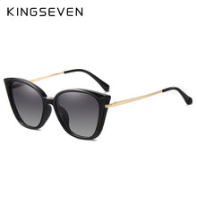 Carica l&#39;immagine nel visualizzatore di Gallery, KINGSEVEN Cat Eye Anti-Blue-ray Glasses For Women Magnetic Retro Glasses Frame UV Blocking Eyewear 9586