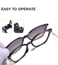 Carica l&#39;immagine nel visualizzatore di Gallery, KINGSEVEN Cat Eye Anti-Blue-ray Glasses For Women Magnetic Retro Glasses Frame UV Blocking Eyewear 9586