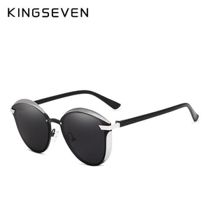 KINGSEVEN Cat Eye Sunglasses Women Polarized  Ladies Sun Glasses Female Vintage Shades Oculos de sol Feminino UV400