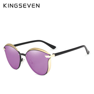 KINGSEVEN Cat Eye Sunglasses Women Polarized  Ladies Sun Glasses Female Vintage Shades Oculos de sol Feminino UV400