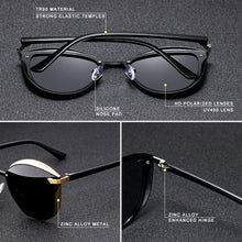 Load image into Gallery viewer, KINGSEVEN Cat Eye Sunglasses Women Polarized  Ladies Sun Glasses Female Vintage Shades Oculos de sol Feminino UV400