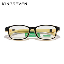 Load image into Gallery viewer, KINGSEVEN Children  46mm Size Anti-blue Square  Blocking Kids Glasses TR90 Detachable Silicone Flexible  Computer Gaming Clear E