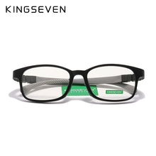 Carica l&#39;immagine nel visualizzatore di Gallery, KINGSEVEN Children  Size 48mm Anti-blue Square Blue Light Blocking Glasses Kids TR90 Flexible Computer Optical Frame UV400 Filte