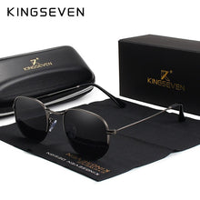 Load image into Gallery viewer, KINGSEVEN Classic Designer Round Sun glasses Female Retro Reflective Sunglasses Men Round Polarized Eyewear Oculos De Sol gafas