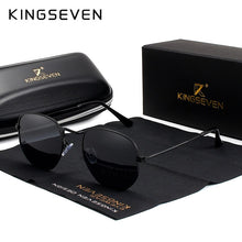 Load image into Gallery viewer, KINGSEVEN Classic Designer Round Sun glasses Female Retro Reflective Sunglasses Men Round Polarized Eyewear Oculos De Sol gafas