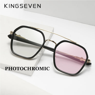 KINGSEVEN Classic Square Glasses For men Titanium Glasses Frame Optical Prescription Eyeglasses