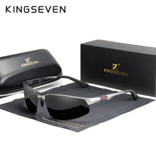 Load image into Gallery viewer, KINGSEVEN Driving Series Polarized Men Aluminum Sunglasses Blue Mirror Lens Male Sun Glasses Aviation Women For Men Eyewear 9121