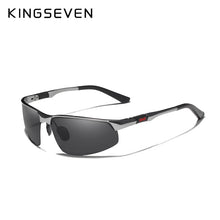Load image into Gallery viewer, KINGSEVEN Driving Series Polarized Men Aluminum Sunglasses Blue Mirror Lens Male Sun Glasses Aviation Women For Men Eyewear 9121