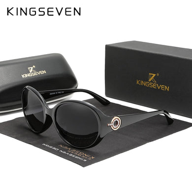 KINGSEVEN Design Sunglasses For Women Polarized Travel Glasses Oversized  Ladies Eyewear Oculos de sol