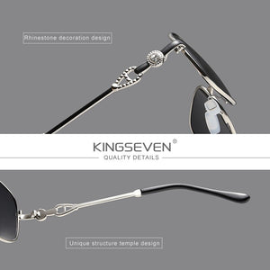 KINGSEVEN Occhiali da sole da donna Occhiali da sole polarizzati sfumati Design da donna oculos Ladies Trend Shades Styles 