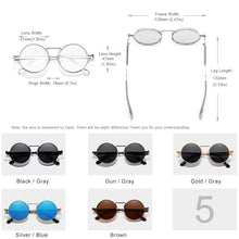 Load image into Gallery viewer, KINGSEVEN  Gothic Steampunk Sunglasses Polarized Men Women Brand Designer Vintage Round Metal Frame Sun Glasses
