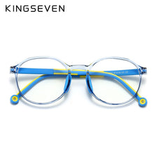 Load image into Gallery viewer, KINGSEVEN Kids Anti Blue Light Glasses Glare Filter Children Eyeglasses Girl Boy Optical Frame Blocking Clear Lenses