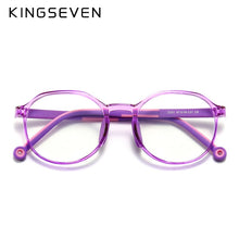 Load image into Gallery viewer, KINGSEVEN Kids Anti Blue Light Glasses Glare Filter Children Eyeglasses Girl Boy Optical Frame Blocking Clear Lenses