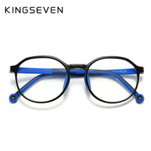 Load image into Gallery viewer, KINGSEVEN Kids Anti Blue Light Glasses Glare Filter Children Eyeglasses Girl Boy Optical Frame Blocking Clear Lenses