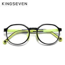 Load image into Gallery viewer, KINGSEVEN Kids Anti Blue Light Glasses Glare Filter Children Eyeglasses Girl Boy Optical Frame Blocking Clear Lenses