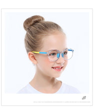 Load image into Gallery viewer, KINGSEVEN Kids Anti Blue Light Glasses Glare Filter Children Eyeglasses Girl Boy Optical Frame Blocking Clear Lenses
