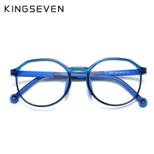 Load image into Gallery viewer, KINGSEVEN Kids Anti Blue Light Glasses Glare Filter Children Eyeglasses Girl Boy Optical Frame Blocking Clear Lenses