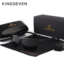 Carica l'immagine nel visualizzatore di Gallery, KINGSEVEN Men Polarized Sunglasses Aluminum Magnesium Sun Glasses Driving Glasses Rectangle Shades For Men Oculos masculino Male