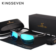Carica l'immagine nel visualizzatore di Gallery, KINGSEVEN Men Polarized Sunglasses Aluminum Magnesium Sun Glasses Driving Glasses Rectangle Shades For Men Oculos masculino Male