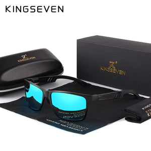 KINGSEVEN Men's Polarized Sunglasses Full Frame Aluminum Material Driving Glasses Eyewear Shades For Men Oculos masculino
