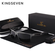 Carica l&#39;immagine nel visualizzatore di Gallery, KINGSEVEN Men&#39;s Polarized Sunglasses Full Frame Aluminum Material Driving Glasses Eyewear Shades For Men Oculos masculino
