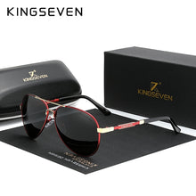 Load image into Gallery viewer, KINGSEVEN   Men's Aluminum Sunglasses Polarized Fishing Driving Sun glasses Brand Men UV400 Pochromism Lens Male