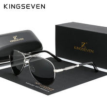 Load image into Gallery viewer, KINGSEVEN   Men's Aluminum Sunglasses Polarized Fishing Driving Sun glasses Brand Men UV400 Pochromism Lens Male