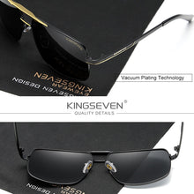 Load image into Gallery viewer, KINGSEVEN Men&#39;s Glasses Polarized Fishing Driving Sunglasses Brand Men Women Stainless steel Material Gafas De Sol