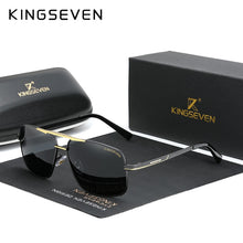 Load image into Gallery viewer, KINGSEVEN Men&#39;s Glasses Polarized Fishing Driving Sunglasses Brand Men Women Stainless steel Material Gafas De Sol