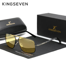 Load image into Gallery viewer, KINGSEVEN Men&#39;s Glasses Polarized Fishing Driving Sunglasses Brand Men Women Stainless steel Material Gafas De Sol