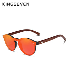 Carica l'immagine nel visualizzatore di Gallery, KINGSEVEN Natural Handmade Wood Polarized Sunglasses UV400 Men Sun Glasses Women Brand Design Original Rosewood Eyewear Oculo