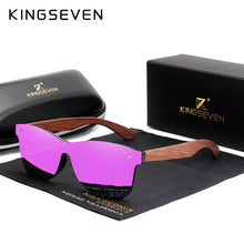 Load image into Gallery viewer, KINGSEVEN Natural Wooden Sunglasses Men Polarized Fashion Sun Glasses Original Wood Oculos De Sol Masculino