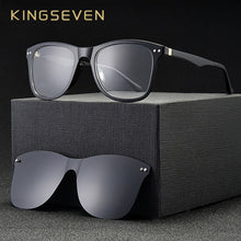 Load image into Gallery viewer, KINGSEVEN Magnetic Clip Retro Men and Women Suitable for Myopia Optical Computer Glasses