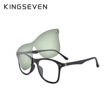 Load image into Gallery viewer, KINGSEVEN Magnetic Clip Retro Men and Women Suitable for Myopia Optical Computer Glasses