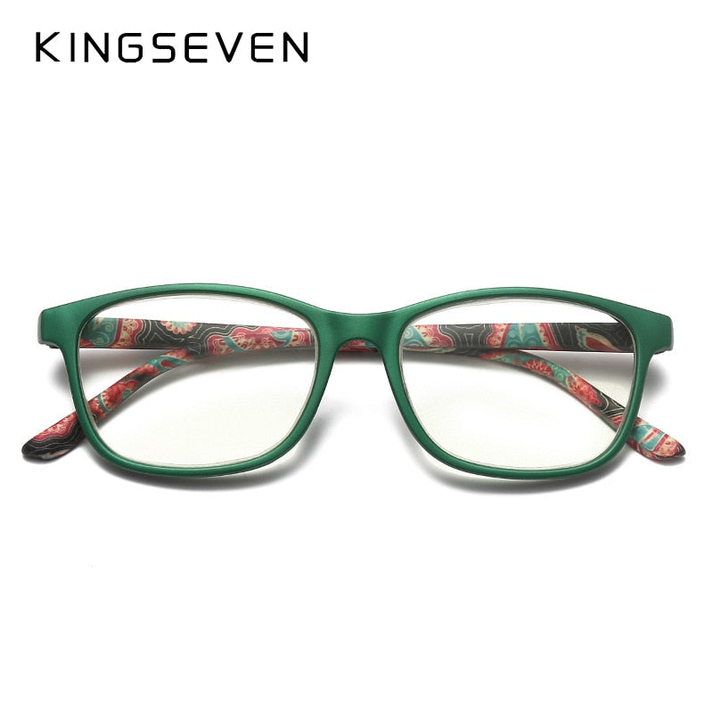KINGSEVEN Full Frame Anti-Blu-ray Retro Small Face HD Reading Glasses Explosion Super Light