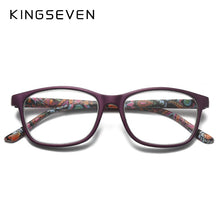 Carica l&#39;immagine nel visualizzatore di Gallery, KINGSEVEN Full Frame Anti-Blu-ray Retro Small Face HD Reading Glasses Explosion Super Light