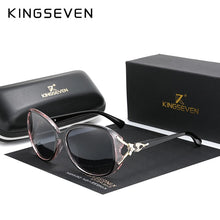 Load image into Gallery viewer, KINGSEVEN  Large Frame Sunglasses Women Elegant Goggles Sun Glasses Female Shades Eyewear   N7842